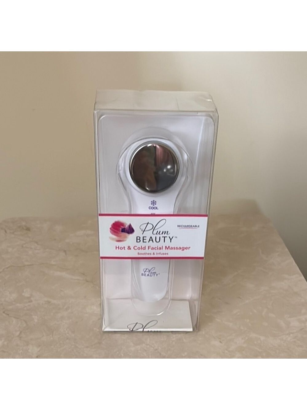 Plum Beauty Hot & Cold Facial Massager NIP